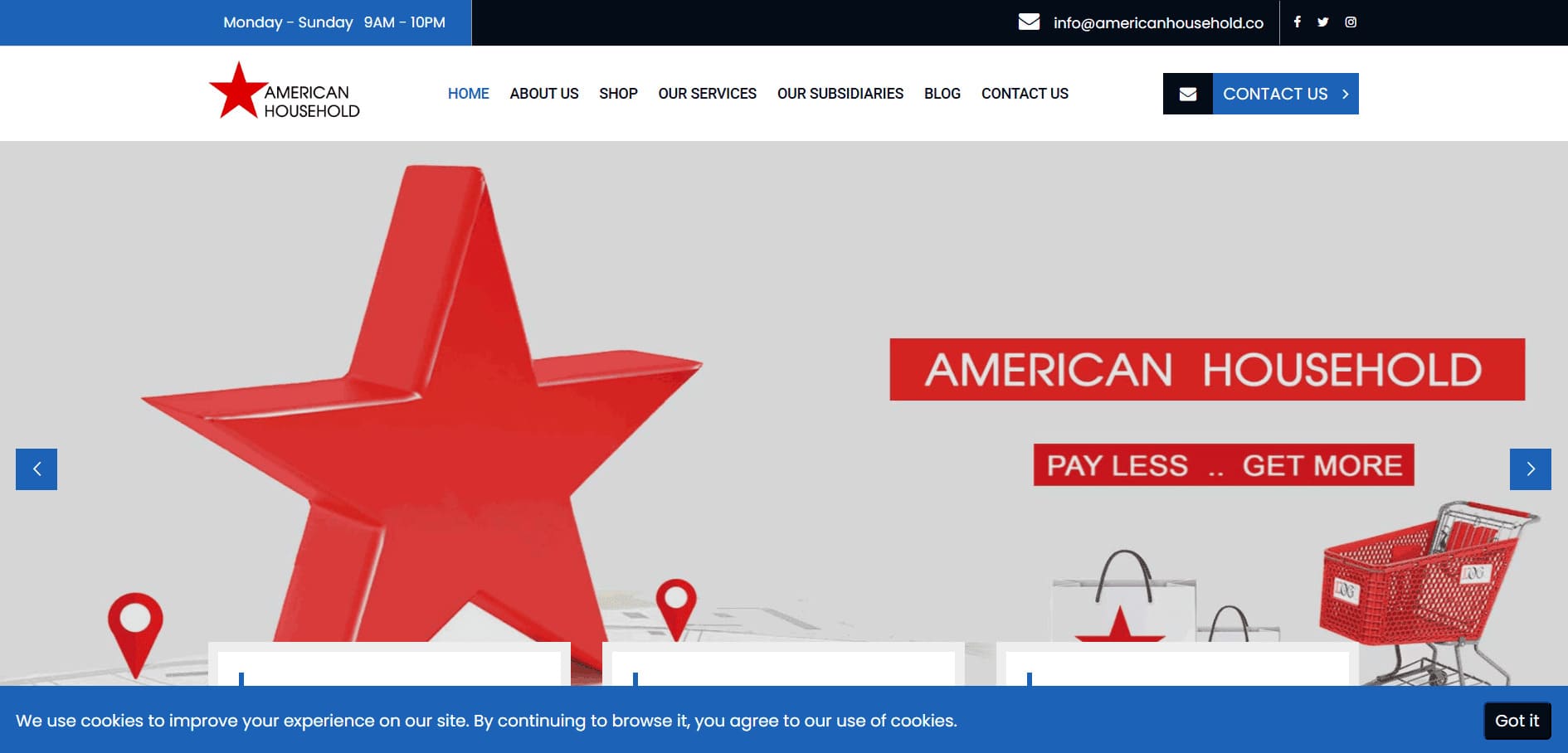 American Household Website
